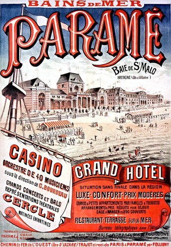Affiche chemin fer - de,