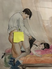 Aquarelle erotique suzanne - aquarelle,
