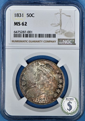 1831 Capped Bust Half Dollar