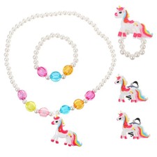  1 Set Enfant Licorne Bijoux