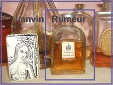 parfum d'origine Rare Lotion  Lanvin Parfum Rumeur Années 1940  6 ,5cm scellée