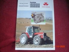 BROCHURE  PUBLICITAIRE  MOTEURS  PERKINS 1000 /TRACTEURS MASSEY FERGUSON 30/3600
