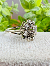 Bague marguerite ancienne en