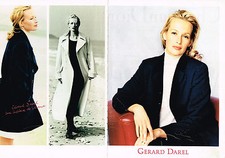 PUBLICITE ADVERTISING 025  1994   GERARD DAREL  mode  ESTELLE HALLYDAY  ( 2p)