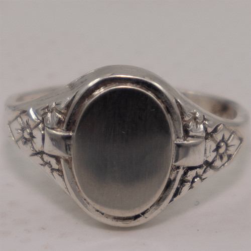 Bague unique en argent de
