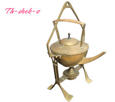 WMF THEIERE LAITON JUGENDSTIL ARTS AND CRAFTS BRASS TEAPOT SECESSIONNIST