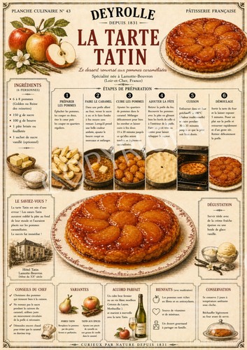 Photo tarte tatin - photo, a4