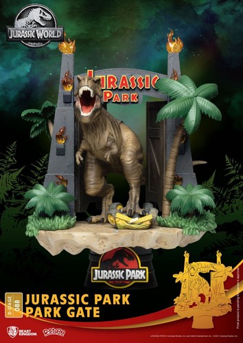 Jurassic park diorama pvc - jurassic,