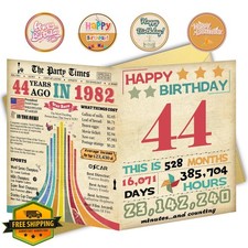 44th Birthday Card for Women