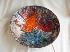 ARDECO VALLAURIS,GRANDE COUPE,JATTE EN CERAMIQUE,EPOQUE DEUXIEME MOITIE 20ème.