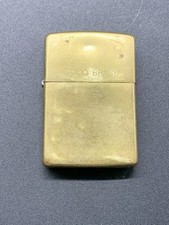 Ancien Briquet Zippo Vintage Old Lighter Essence Solid Brass