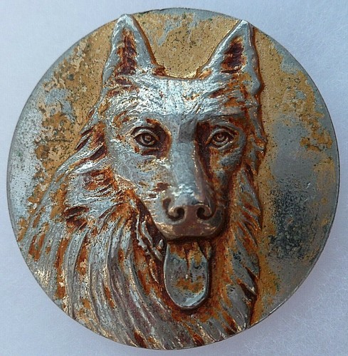 Insigne badge chien loup - insigne,