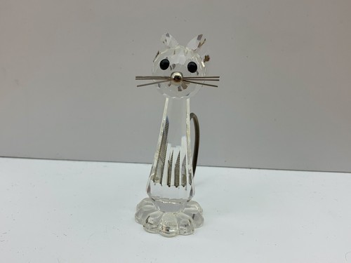 Figurine swarovski chat 5 - figurine,