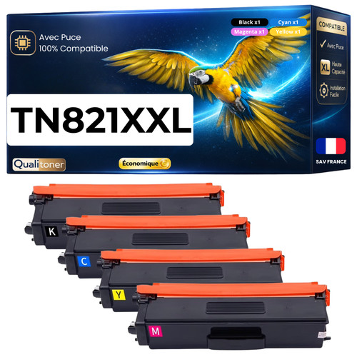 Pack tn821xxl noir cyan - tn821xxl,