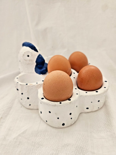 Plat coquetier poule - plat,