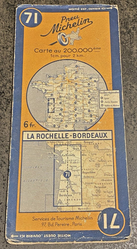 Carte michelin la - 71,
