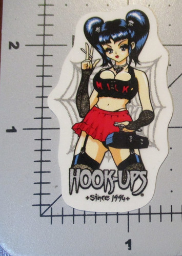 Hook ups skate sticker - hook-ups,