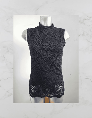 Top haut dentelle - top, /