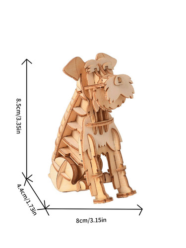 Puzzle bois chien - puzzle,