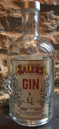 Bouteille gin salers - bouteille, (vide