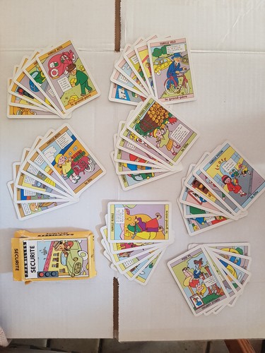 Ancien jeu carte familles - ancien,