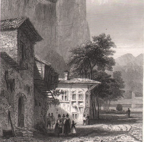 1840 fine gravure sur acier - fine,