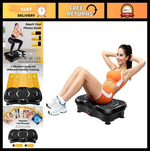 Vibration plate machine with - vibration,