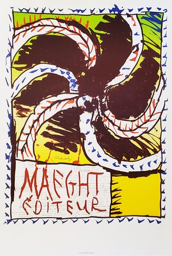 Pierre alechinsky affiche - alechinsky,,