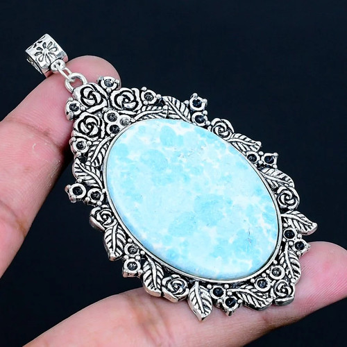 Larimar 925 silver plated - 925,
