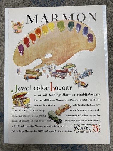 1920s marmon jewel color - marmon,