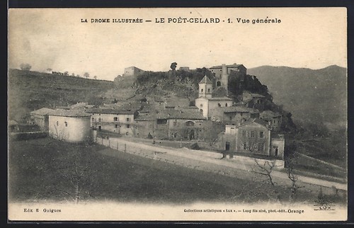 Cpa poët célard vue - poët-célard,,