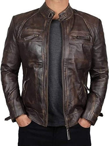 Veste homme cuir véritable - veste,