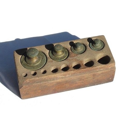 Ancienne boîte poids pour - boîte,