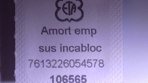 Incabloc pour montre eta - incabloc,