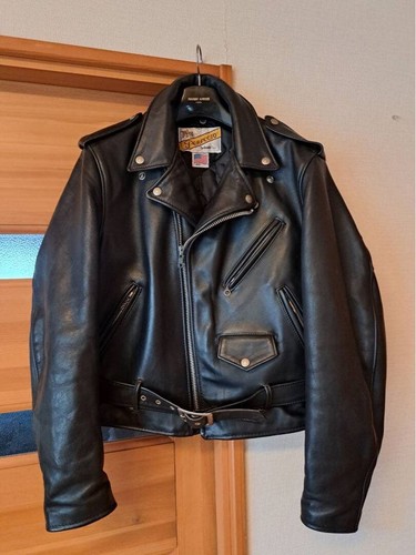 Veste cuir double cavalier - veste,