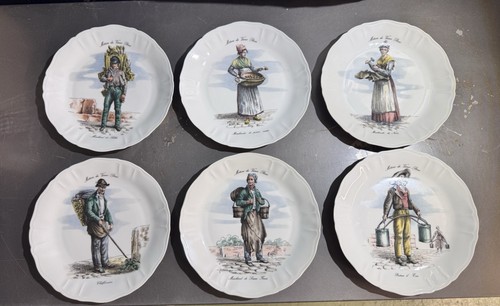 Lot assiettes porcelaine - 6,