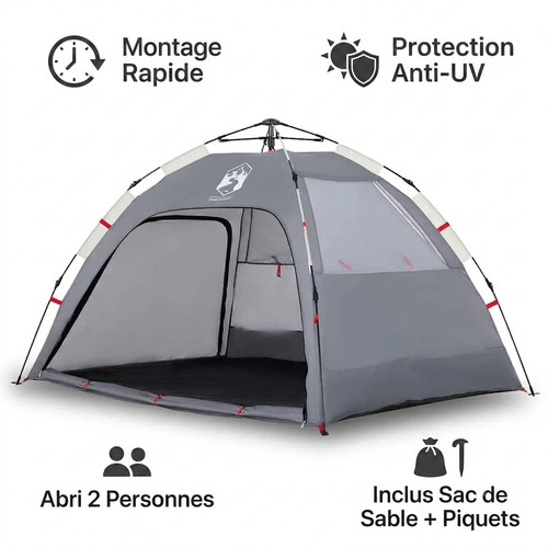 Tente plage personnes - tente, 2