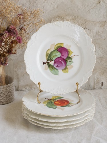 Assiettes anciennes fin xixeme - assiettes,