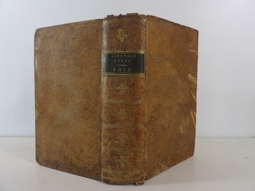 Testu almanach royal 1816 - testu,