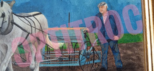 Remarquable tableau peinture