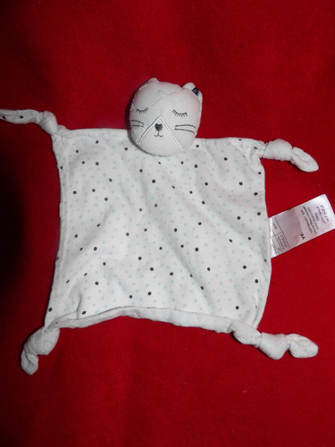 Doudou plat vert - plat,
