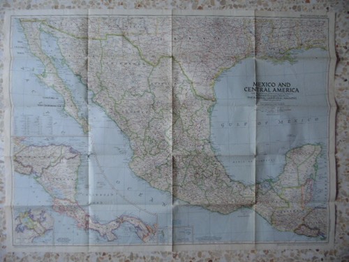 Carte ancienne mexico and - mexico,