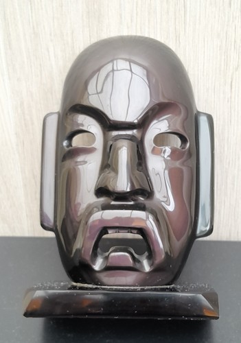 Sculpture obsidienne œil - obsidienne,