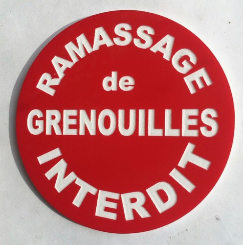 Panneau ramassage - panneau, de