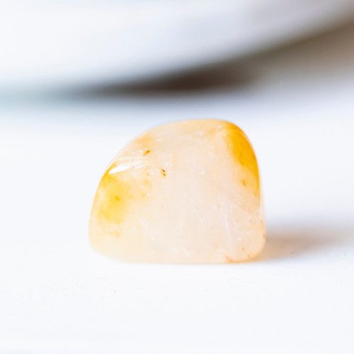 Jade jaune pierre - jaune, roulée