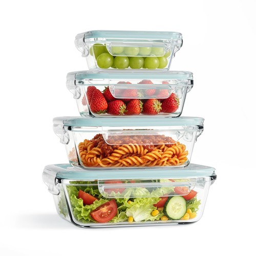 Lot boîtes alimentaires - 4,
