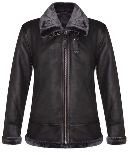Veste aviateur laine de - veste, en