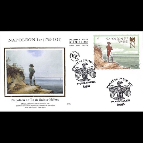 Fdc soie napoléon 1er - fdc,