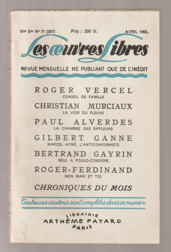 Les oeuvres libres 71 - oeuvres, n°71