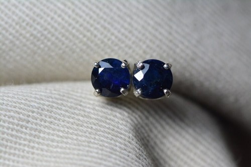 Boucles oreilles saphir - d'oreilles,